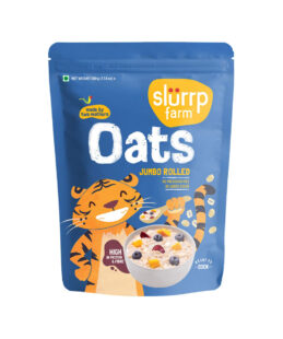 Slurrp Farm Rolled Oats, 100% Natural Wholegrain
