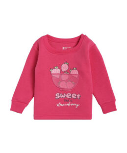 Kuchipoo Girls Full Sleeves Regular Fit Cotton T-Shirt